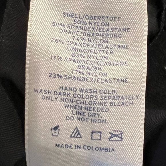 Lands' End black 20W SlenderSuit Carmela Tummy Control underwire swimsuit, EUC - Picture 6 of 6